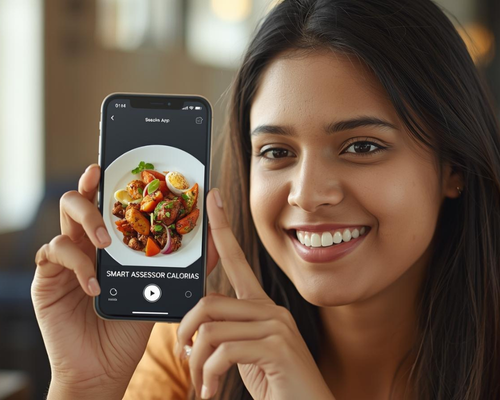 App Smart Assessor em um celular